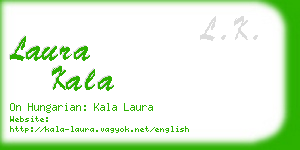 laura kala business card